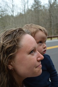 Watching the water fall