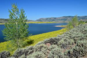 View of the Blue Mesa Reservoir from our Hike