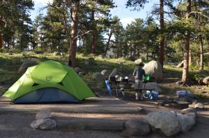 Our home base in Moraine Park Campground