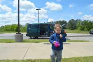 No, this is not what I mean by picnic, cheerios do not make a meal (said no child, ever)