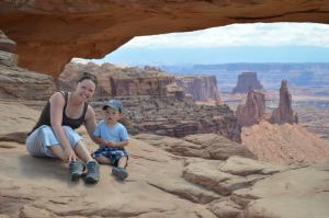Me and Van at Mesa Arch