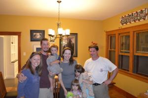 Me, Alan, Van, Cheri, Olivia, Anna Grace, and Tom