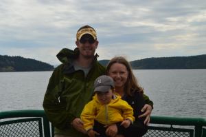 Traveling by Ferry in the San Juan Islands, Washington