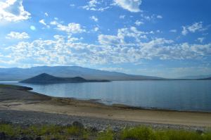 The View from our Free-Camp at the Clark Canyon Reservoir in Montana
