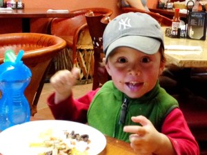 Van Enjoying One of His Many Meals out in the San Fran Area - thanks Jess for the great dinner and the pic!